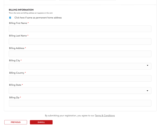 Payment button control