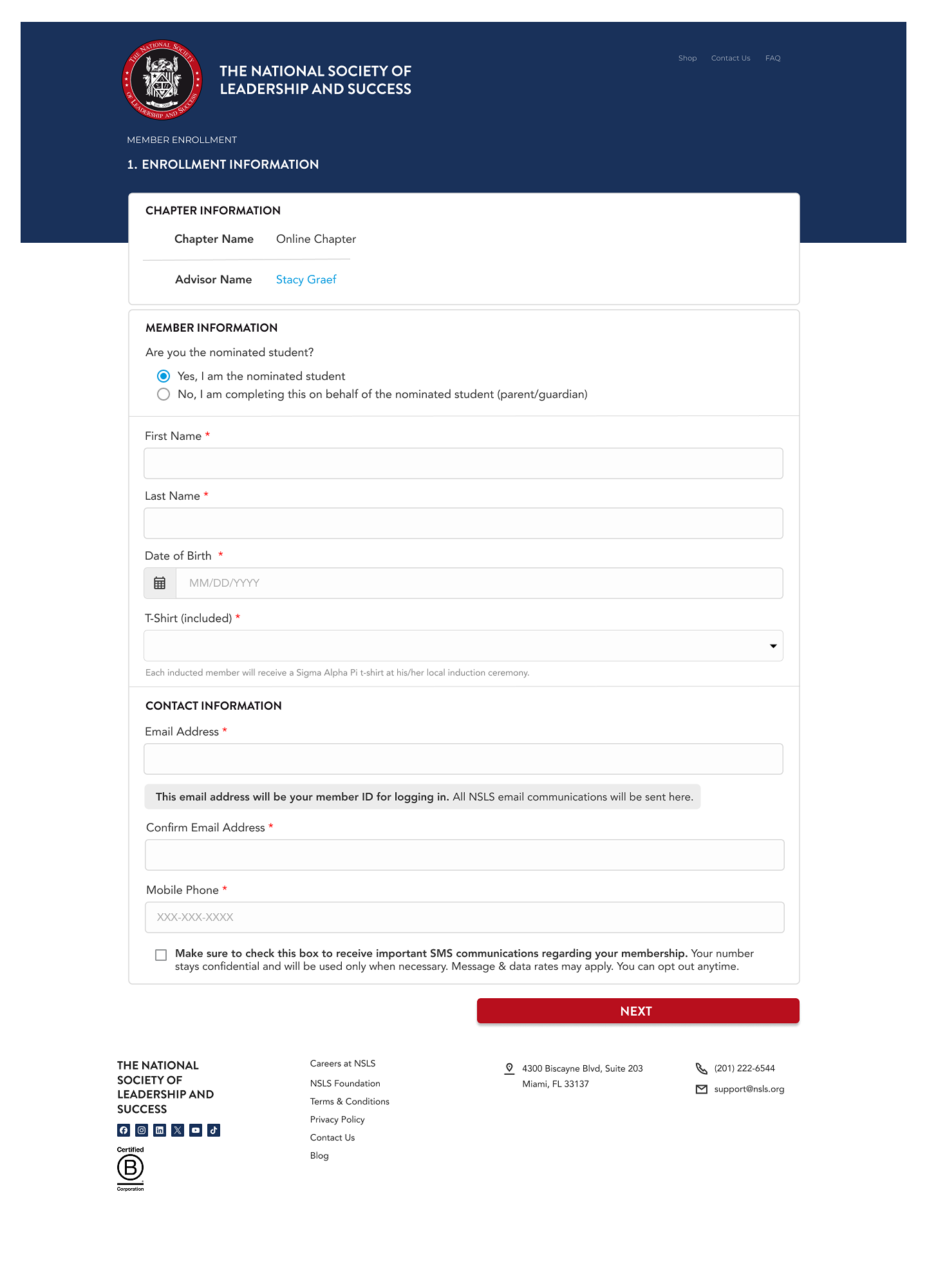 T&Cs control
